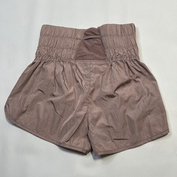 Free People Movement Shorts Womens Medium The Way Home High Rise Smocked Waist - Picture 10 of 12